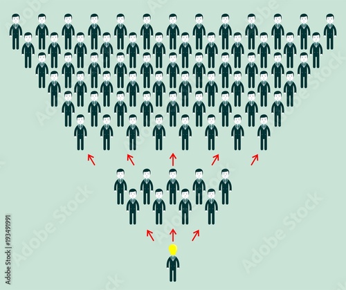 Gossiping people - people spread rumors. Stock flat vector illustration. photo