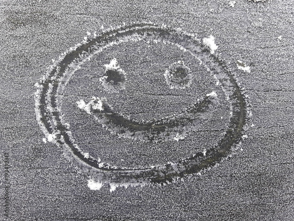 Smile in a frost