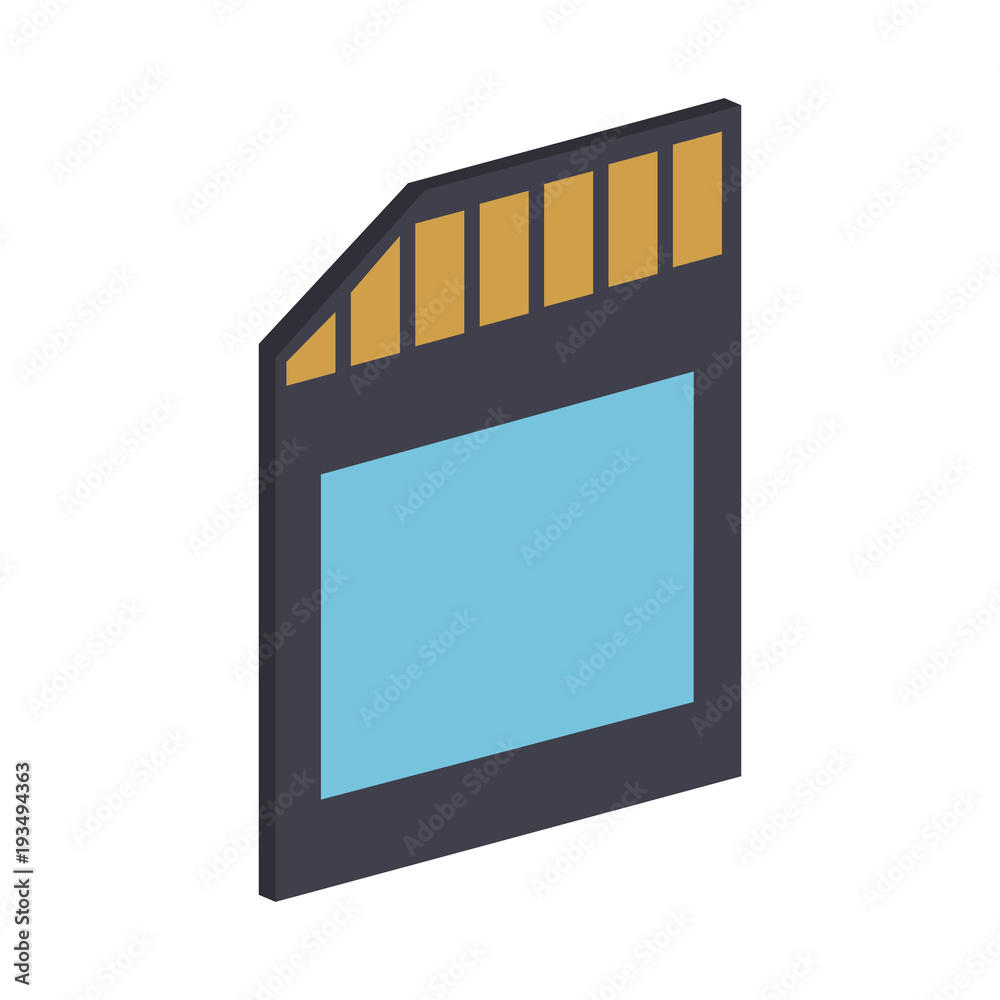 Micro sd storage icon vector illustration graphic design Micro sd storage icon vector illustration graphic design