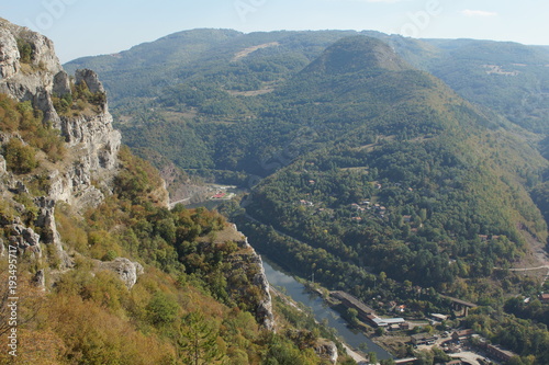 Amazing Panoramic view of Iskar Gorge, Balkan Mountains, Bulgaria 