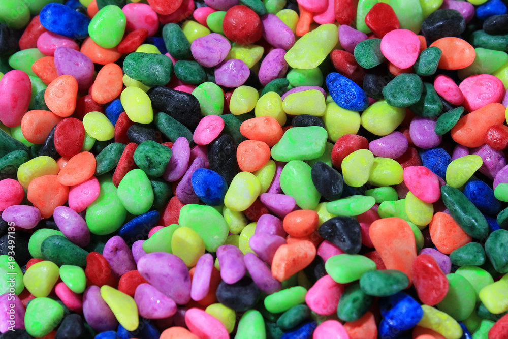 Colorful stones background
