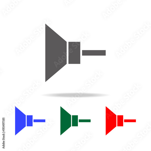 Electronic circuit symbol icon. Elements in multi colored icons for mobile concept and web apps. Icons for website design and development, app development