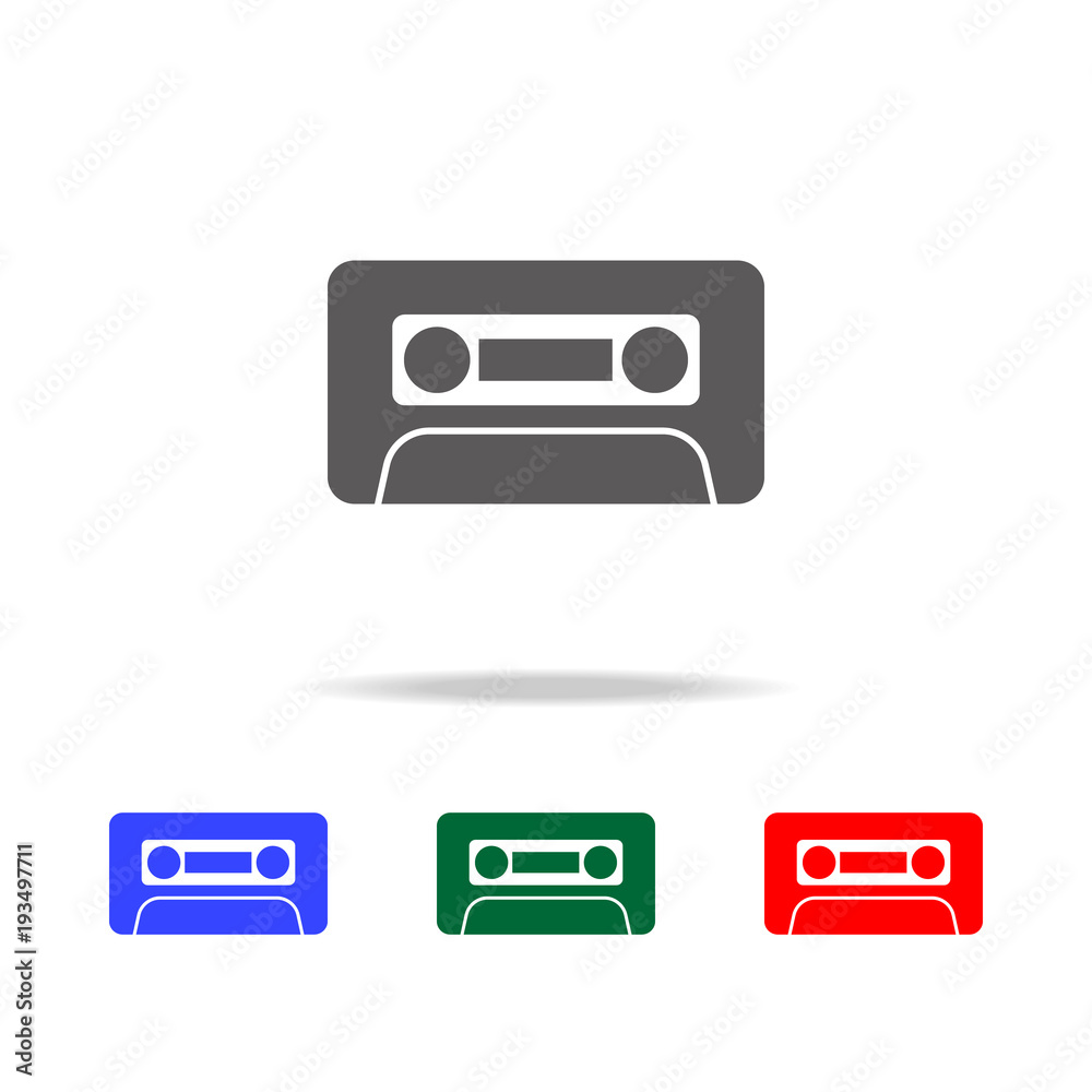 Audio cassette tape icon. Elements in multi colored icons for mobile concept and web apps. Icons for website design and development, app development Audio cassette tape icon. Elements in multi colored icons for mobile concept and web apps. Icons for website design and development, app development