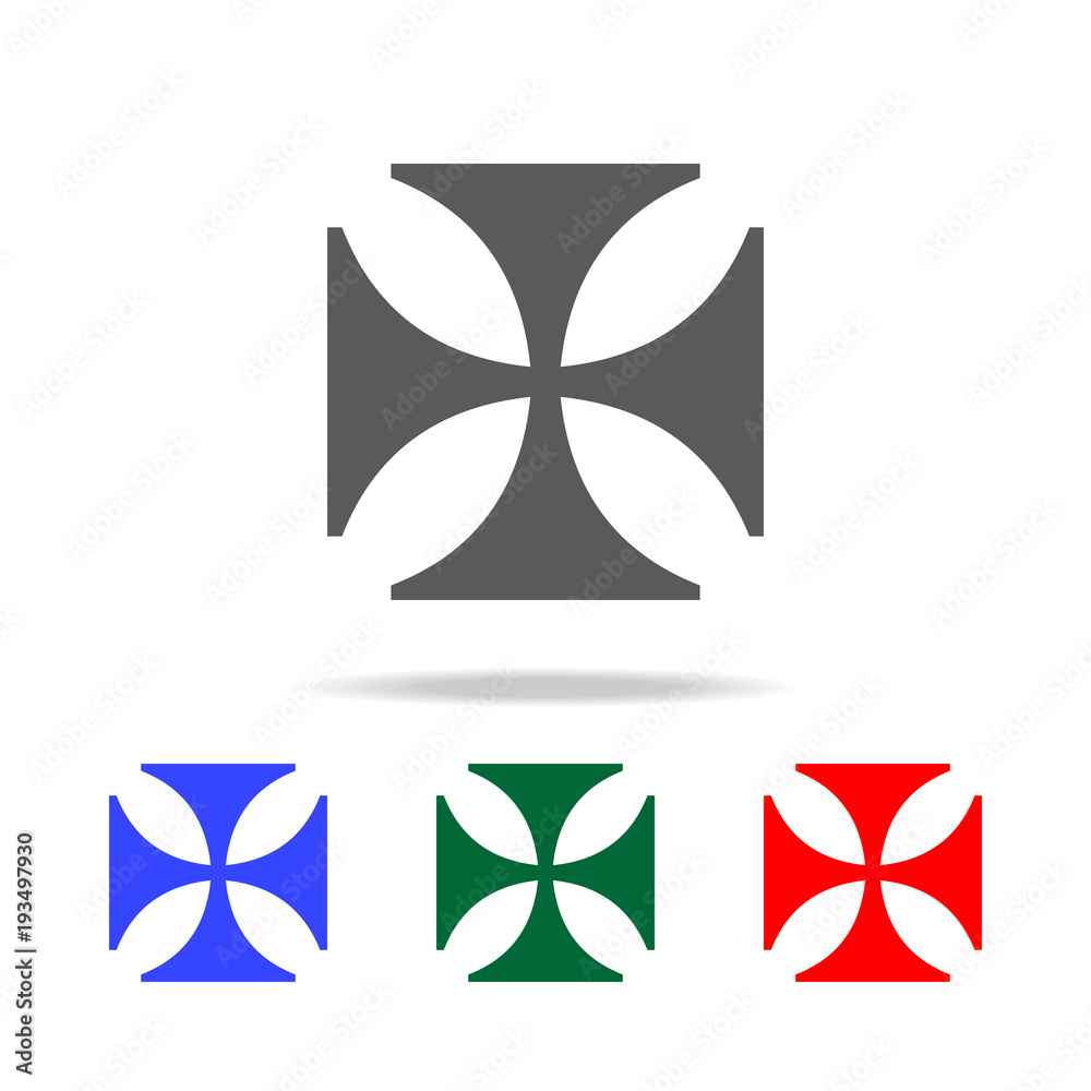 cross of the Knights Templar icon. Elements in multi colored icons for mobile concept and web apps. Icons for website design and development, app development cross of the Knights Templar icon. Elements in multi colored icons for mobile concept and web apps. Icons for website design and development, app development