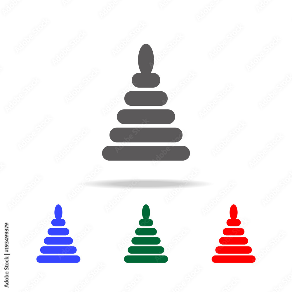 Pyramid toy icon. Elements in multi colored icons for mobile concept and web apps. Icons for website design and development, app development Pyramid toy icon. Elements in multi colored icons for mobile concept and web apps. Icons for website design and development, app development