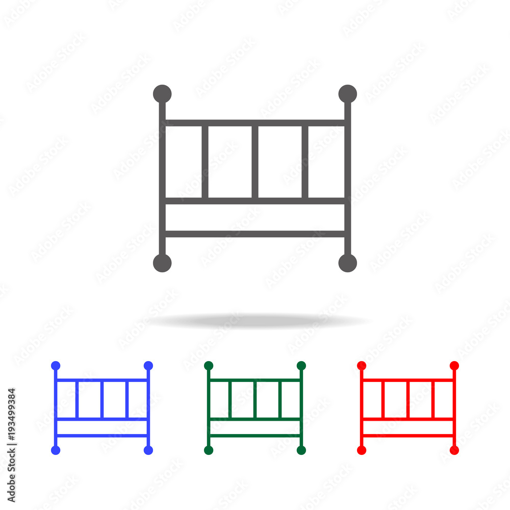 baby bed icon. Elements in multi colored icons for mobile concept and web apps. Icons for website design and development, app development baby bed icon. Elements in multi colored icons for mobile concept and web apps. Icons for website design and development, app development