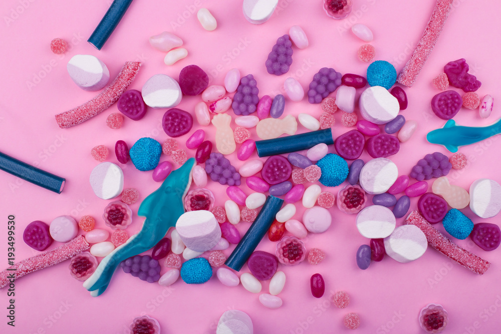  candies and jelly beans