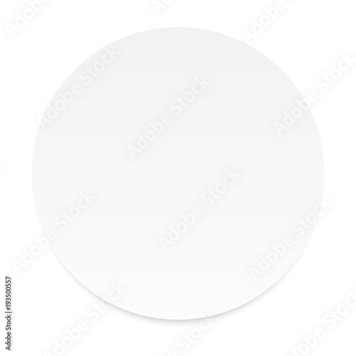 Realistic vector post it blank white sticker paper with staple