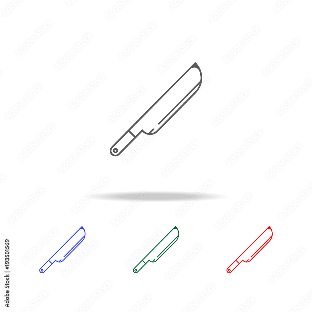 knife line icon. Elements in multi colored icons for mobile concept and web apps. Icons for website design and development, app development knife line icon. Elements in multi colored icons for mobile concept and web apps. Icons for website design and development, app development