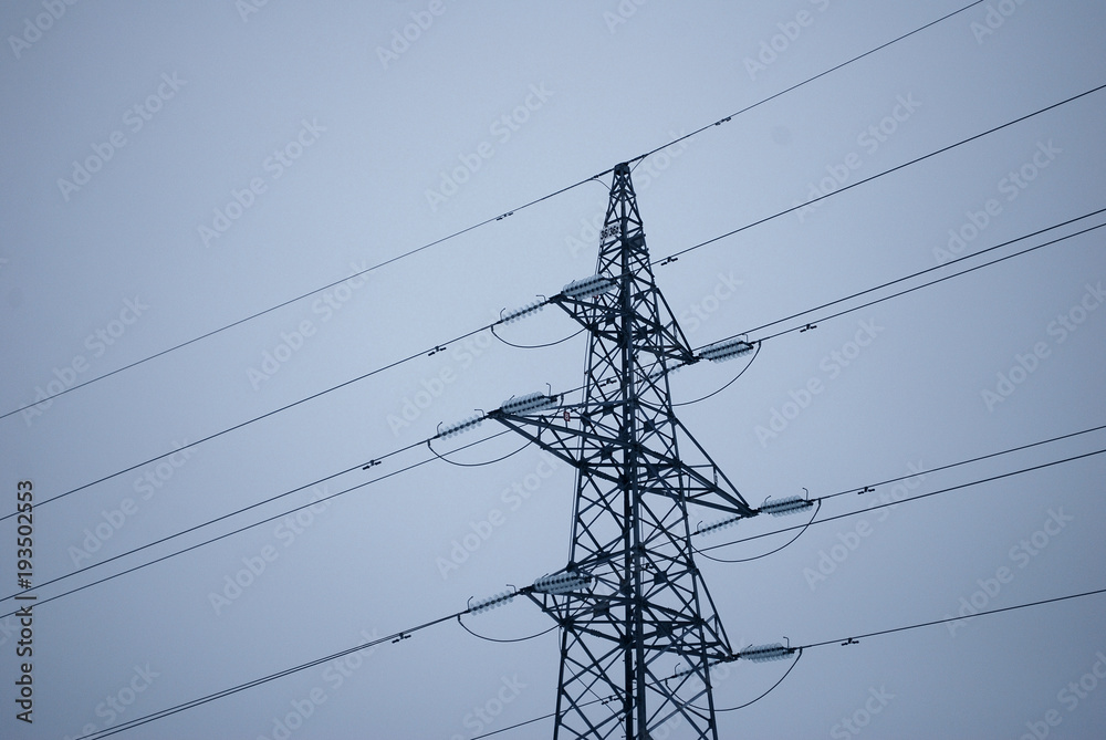 Electric power transmission tower Electric power transmission tower
