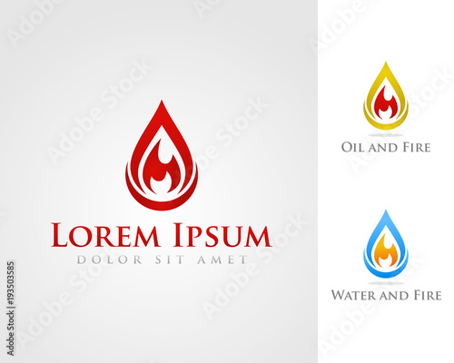 drops, gas, oil, water, flames