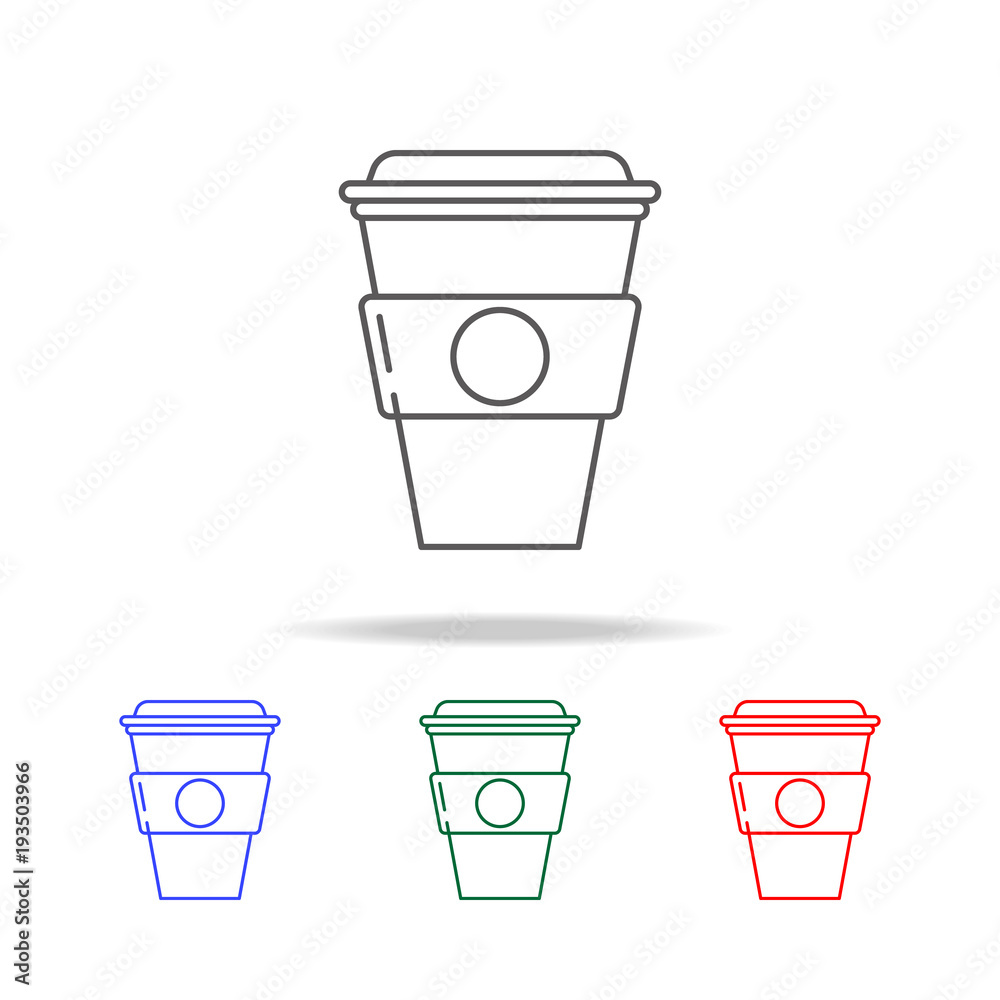 handmade cup of coffee icon. Elements in multi colored icons for mobile concept and web apps. Icons for website design and development, app development handmade cup of coffee icon. Elements in multi colored icons for mobile concept and web apps. Icons for website design and development, app development