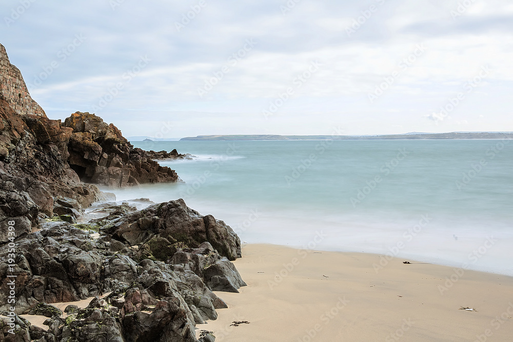 Rocky Coast at St. Ives in Colour