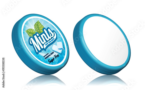 Mints gum package design
