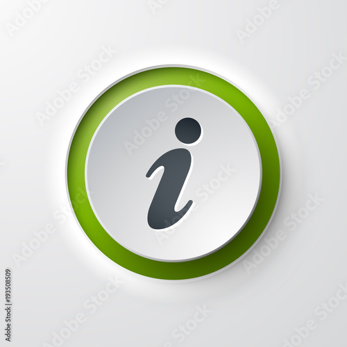 icône bouton internet information