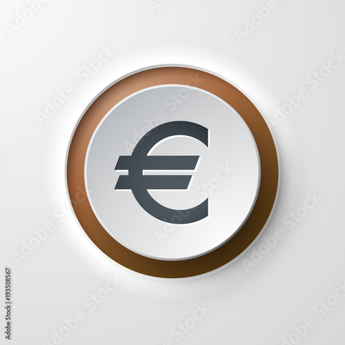 icône bouton internet euro