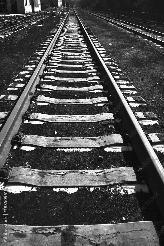 Fototapeta premium Railway to the far end