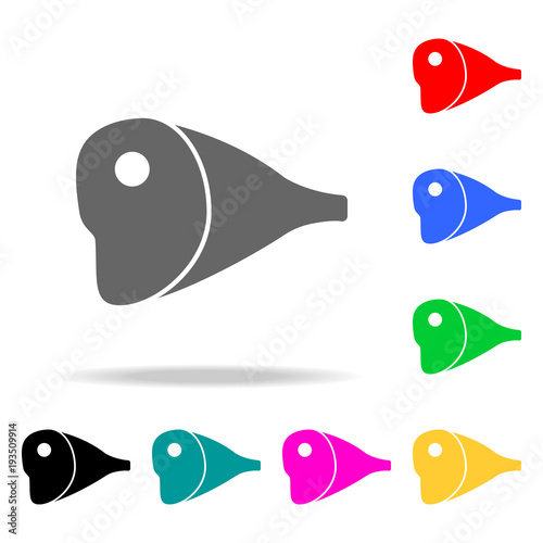 Meat icon. Elements in multi colored icons for mobile concept and web apps. Icons for website design and development, app development