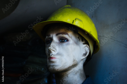 Male Construction Worker Mannequin