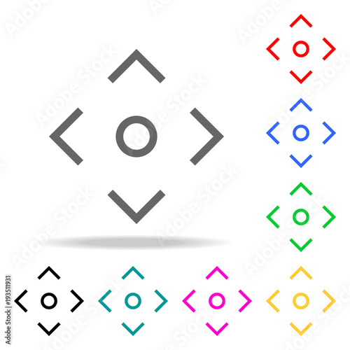 camera focus line icon. Elements in multi colored icons for mobile concept and web apps. Icons for website design and development, app development