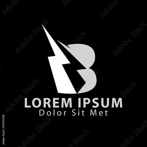 Electric B Letter Logo Template Free Download Electric B Letter Logo Template - GFXLoad