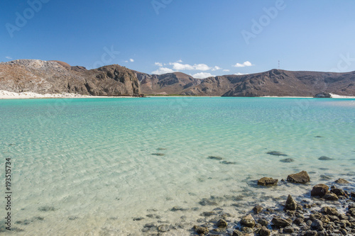 Fototapeta Naklejka Na Ścianę i Meble -  Paradisiac beach of Balandra at La Paz, Baja California
