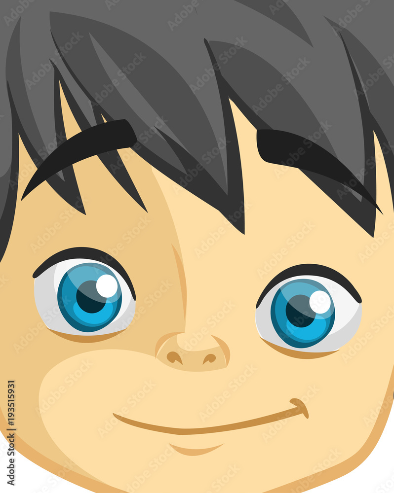 Premium Vector  Cute baby boy profile picture kid avatar