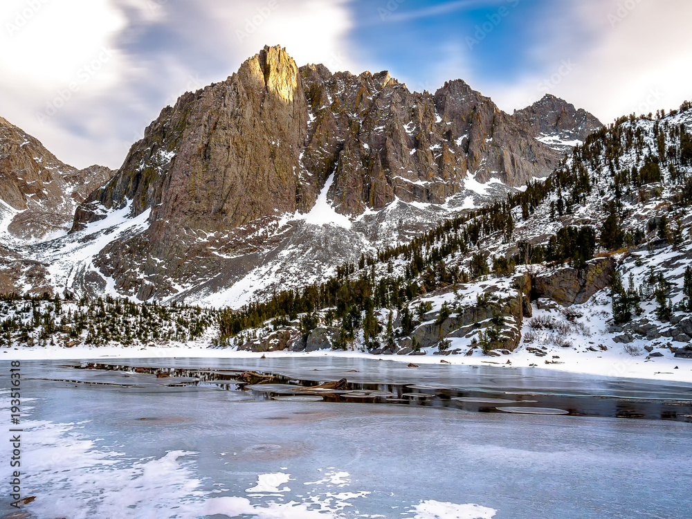 Fototapeta premium Big Pine Lake in Winter