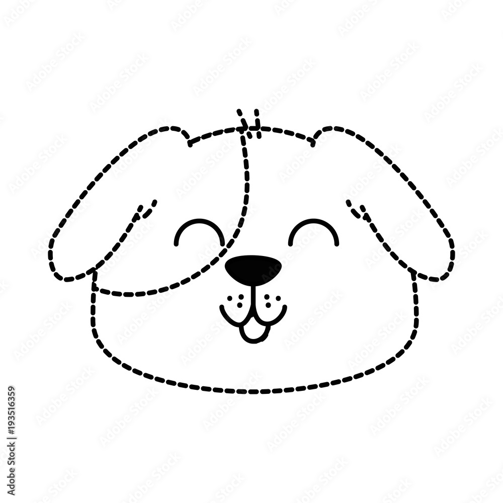 cute dog mascot head vector illustration design cute dog mascot head vector illustration design