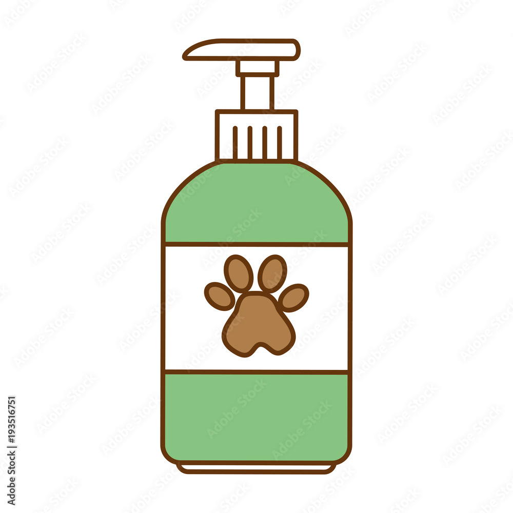 Cartoon Dog Shampoo Bottle