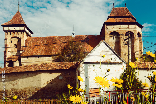 Fortified church Valea Viilor, Romania photo