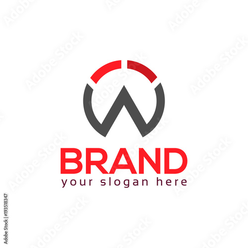 Free Download Letter A in circle. Flat logo vector. - GFXLoad