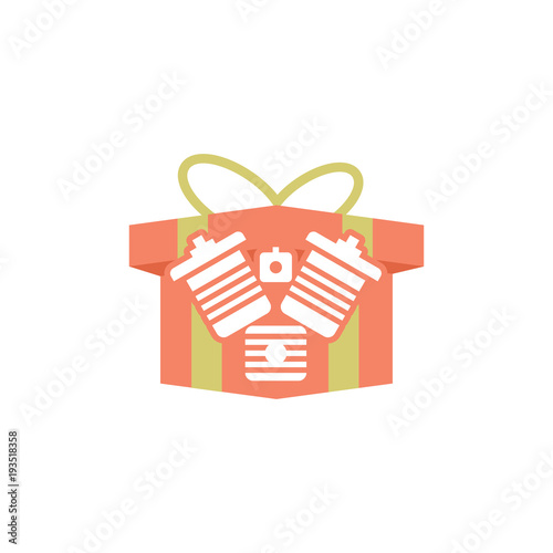 Motor Gift Logo Icon Design