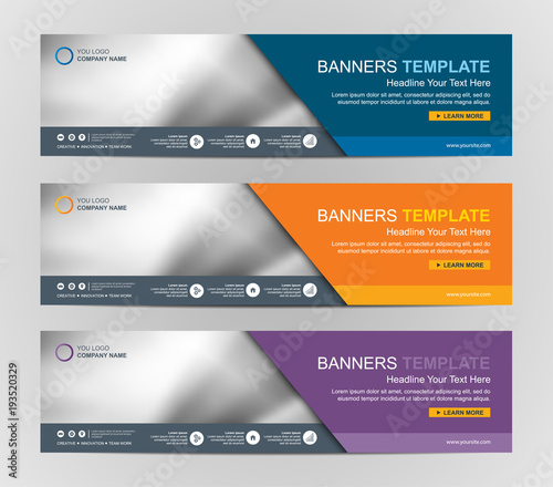 Abstract Web banner design background or header Templates photo