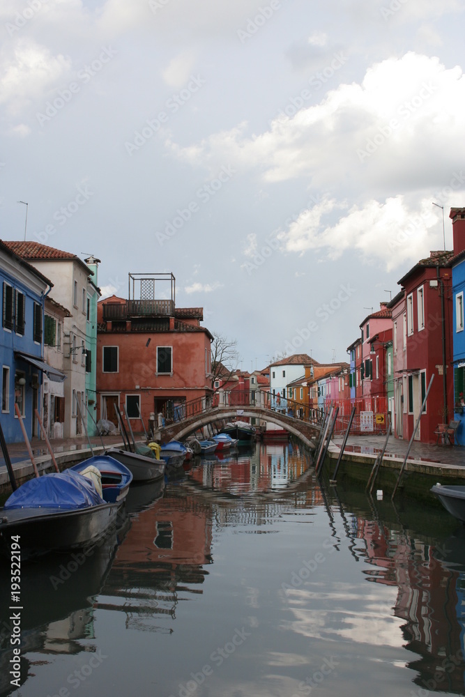 Obraz premium The Venetian Gulf. The islands of Torcello and Burano. Italy