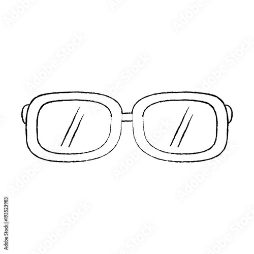 sunglasses fashion summer accessory trendy vector illustration sketch design