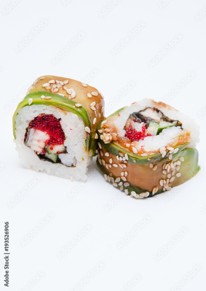 Sushi isolated on white background
Sushi isolated on white background