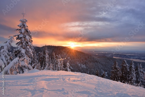 Grouse Mountain Winter sunrise