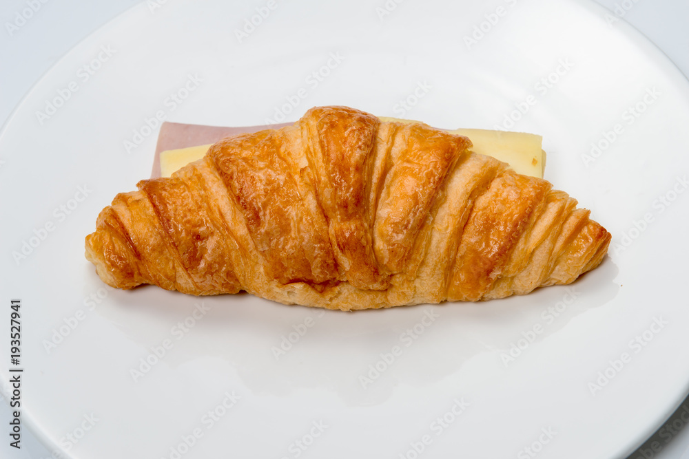 croissant ham and cheese