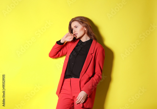 Beautiful fashionable woman...