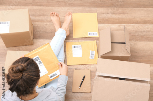 Female startupper preparing...