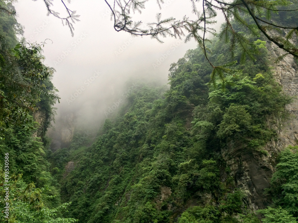 Mount emei in sichuan province, China.