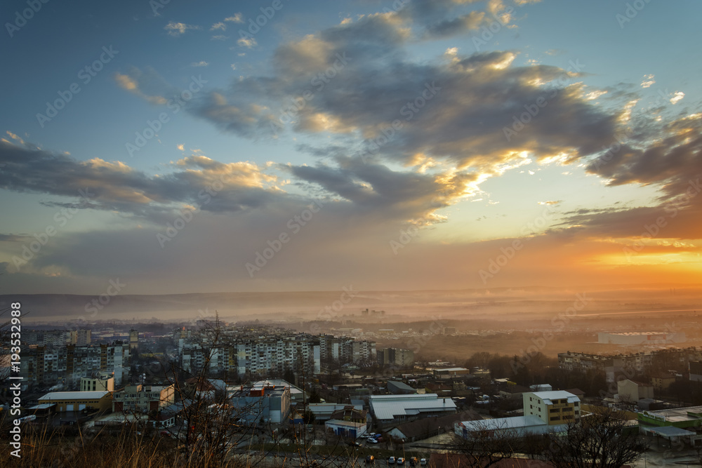 Sunset over Varna
