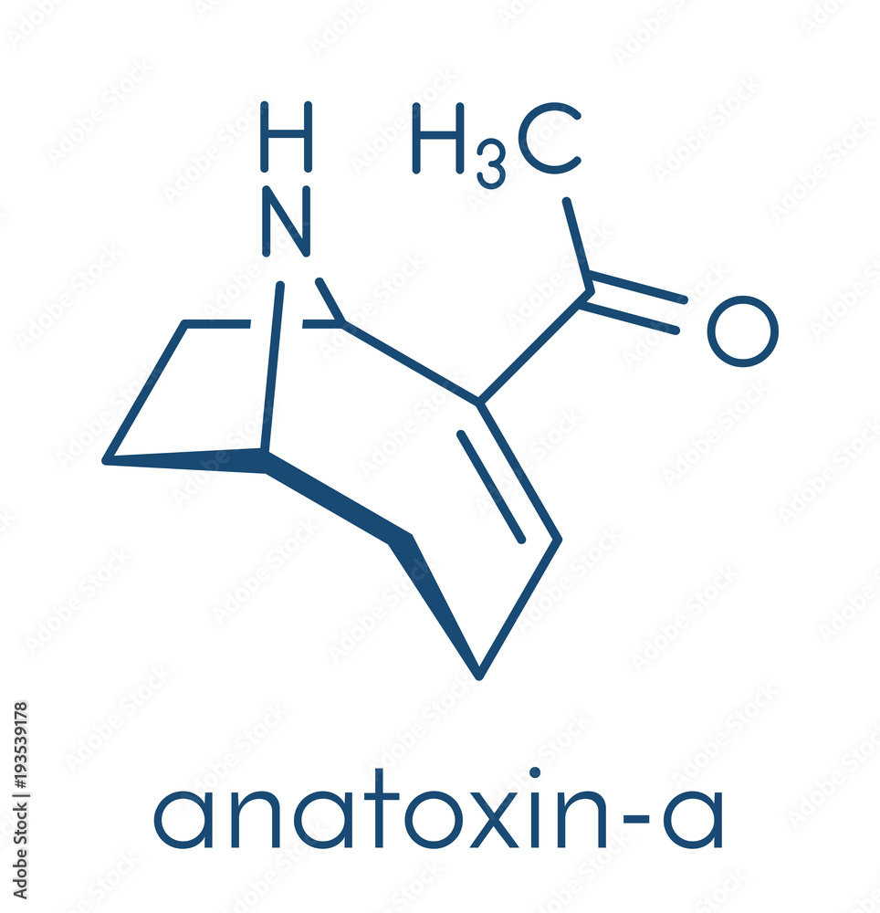Anatoxina (very fast death factor, VFDF) molecule. Skeletal formula