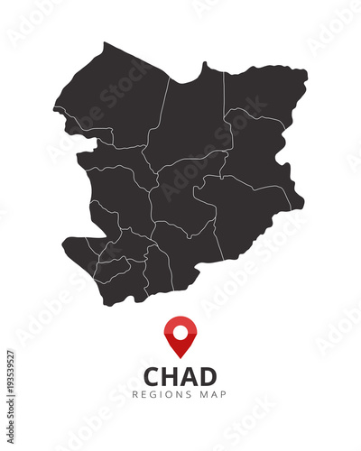 Chad map