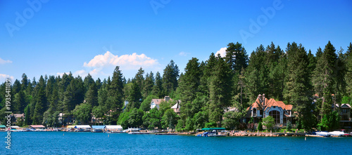 View of Lake Arrowhead California, USA