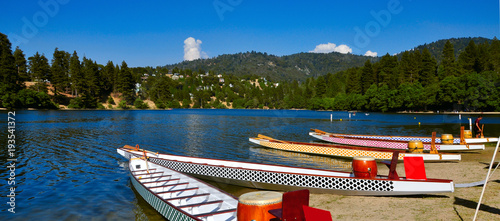 View of Lake Arrowhead California, USA