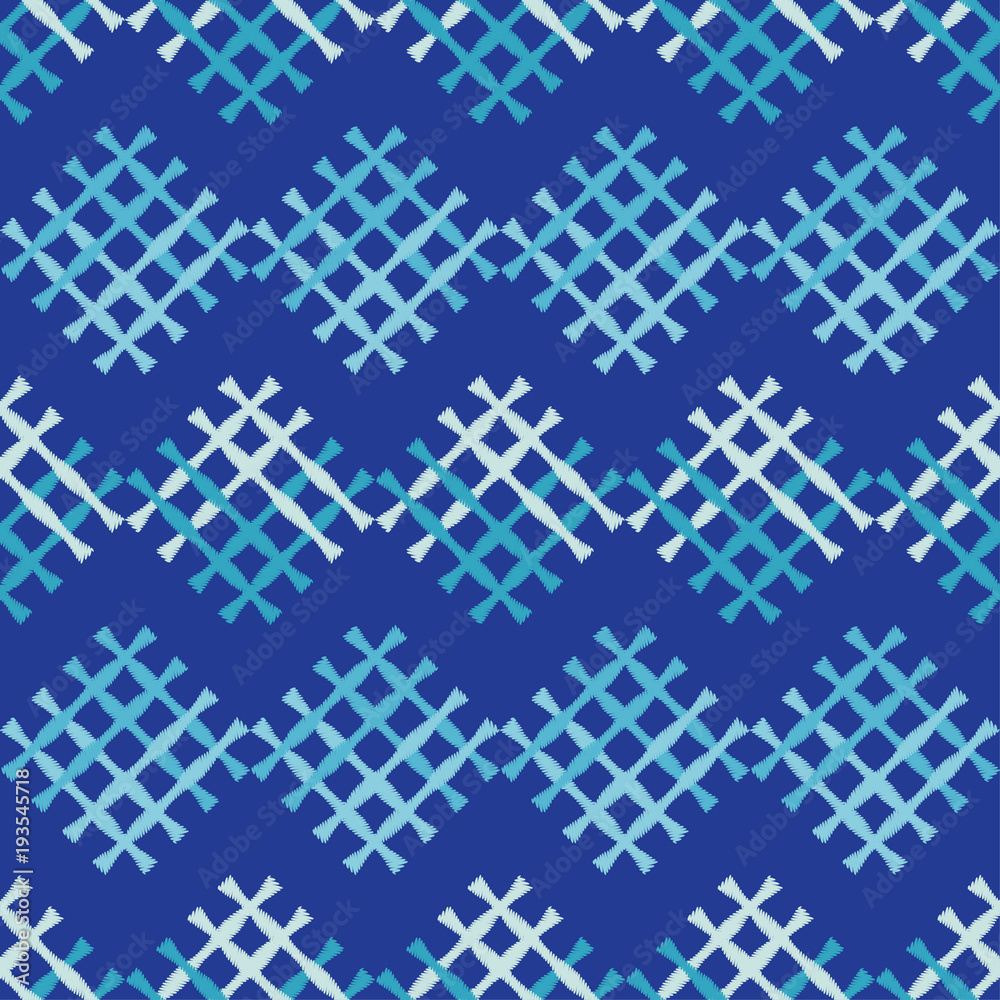Seamless geometric pattern. Pattern cell. Scribble texture. Textile rapport.