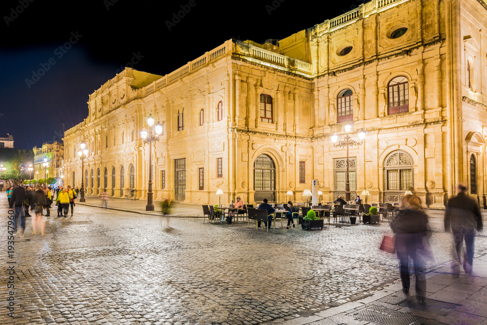 Obraz premium The Town Hall of Seville in Andalusia, Spain
