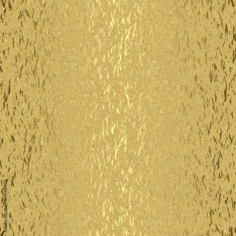 Fototapeta premium Gold foil seamless pattern, golden abstract background 